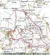 07 Mappa Anello Tesoro con varainti di discesa da Colle di Sogno a Carenno